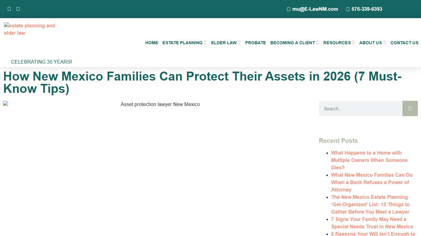Asset Protection Lawyer New Mexico: Tips to Protect Your Assets